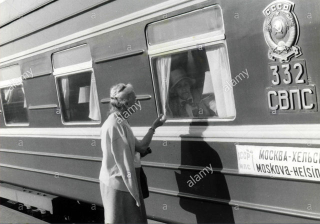 Stock Photo - Train Helsinki - Leningrad, Russia (1960-s).jpg