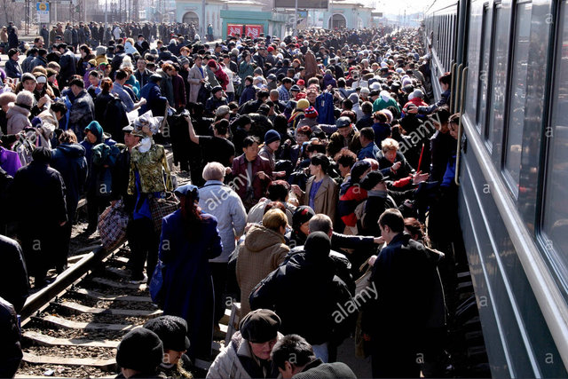 Stock Photo - Traders on the Trans Siberian-Mongolian express, Russia to Mongolia.jpg