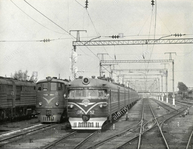 Stock Photo - The railway Puchowitschi - Minsk, Belarus (1960-s).jpg