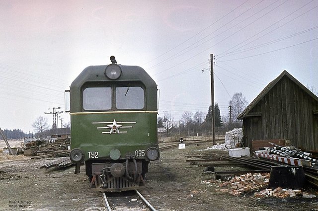 SZD TU2-095 at the Türi railway station (02.05.1972).jpg