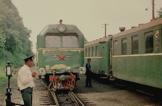 SZD TU2-097 (worked in Estonia 1957-1971) at the Hmelnik station (21.06.1982).jpg