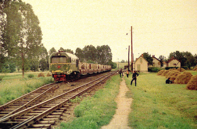 SZD TU2-097 (locomotive worked in Estonia 1957-1971) at the Beregi station (21.06.1982).jpg
