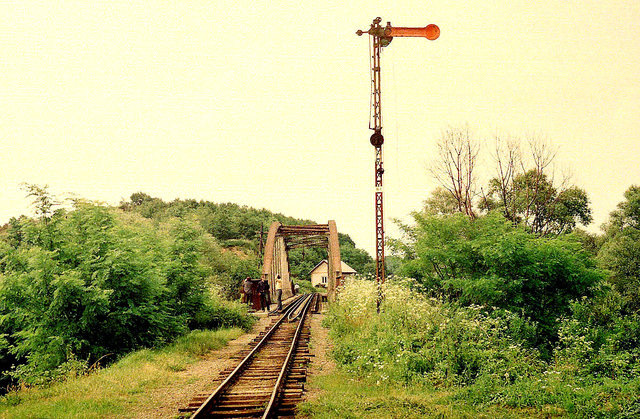 Semaphore at the Hmelnik - Vinogradovo line (21.06.1982).jpg